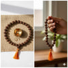Rudrakash Mala 27+1 (Beads) for Wearing/Japa/Chanting/Puja Natural Brown 10 mm - Achleshwar