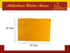 Handcrafted Pure Woolen Aasan Red & Yellow | Premium Reversible Meditation Mat for Pooja, Prayer, Yoga & Spiritual Sitting