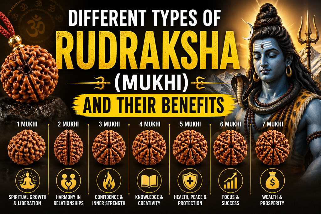 Different Types of Rudraksha (Mukhi) and Their Benefits
