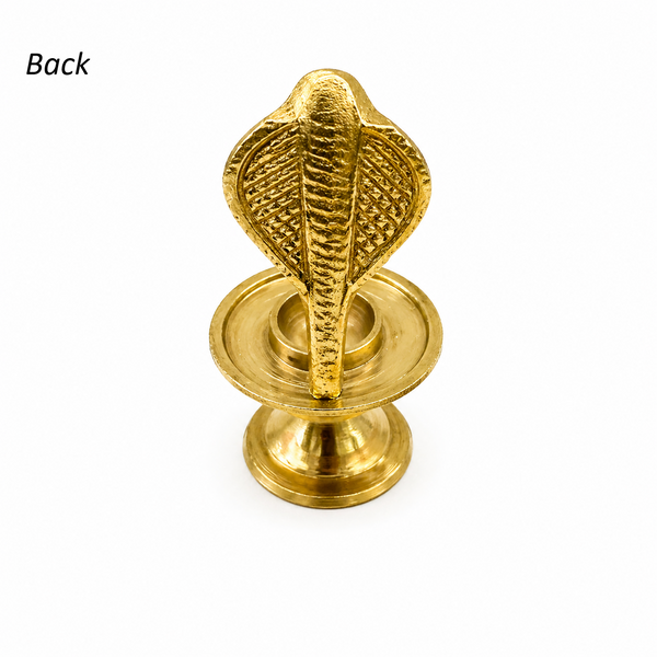 Vinay Premium Brass Jalheri with Sheshnag for Small Shivling – Traditional Pooja Stand