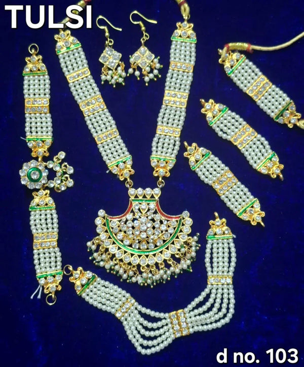 Devi Idol Full Jewelry Shringar Set for Puja Decoration 103 - Achleshwar