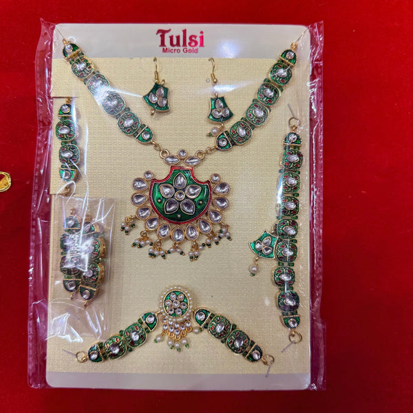 Mata Ji Idol Jewellery Full Shringar Decoration Set 120 - Achleshwar