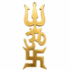 Om Trishul Trishakti Yantra | Powerful Yantra for Positivity – Achleshwar