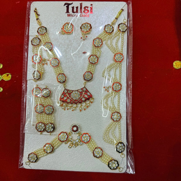Goddess Murti Full Jewellery Shringar Set Festival Decor 133 - Achleshwar