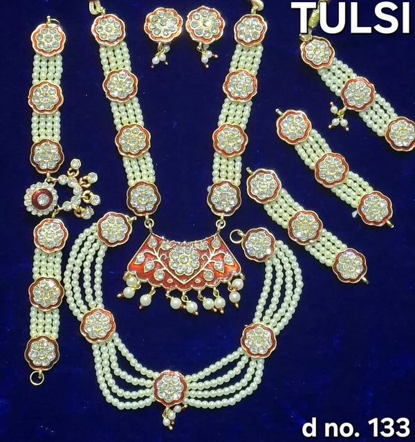 Goddess Murti Full Jewellery Shringar Set Festival Decor 133 - Achleshwar
