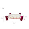 Achleshwar Wooden Palang with Traditional Nivar for Laddu Gopal – Handcrafted Bed for Thakurji Idol