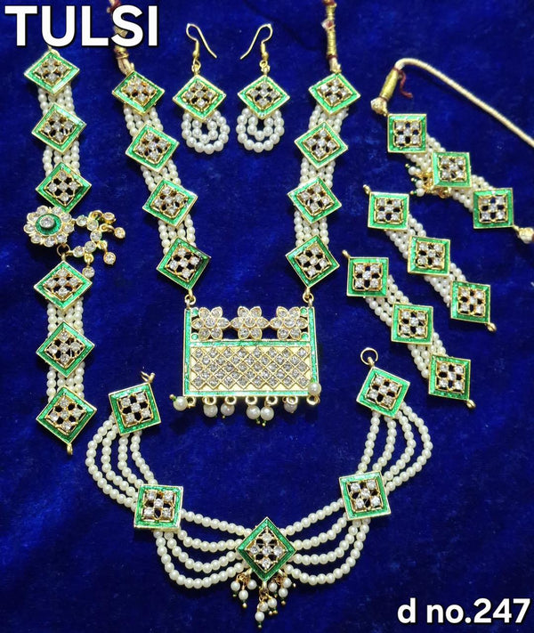 Devi Idol Traditional Jewellery Shringar Set Decor 247 - Achleshwar