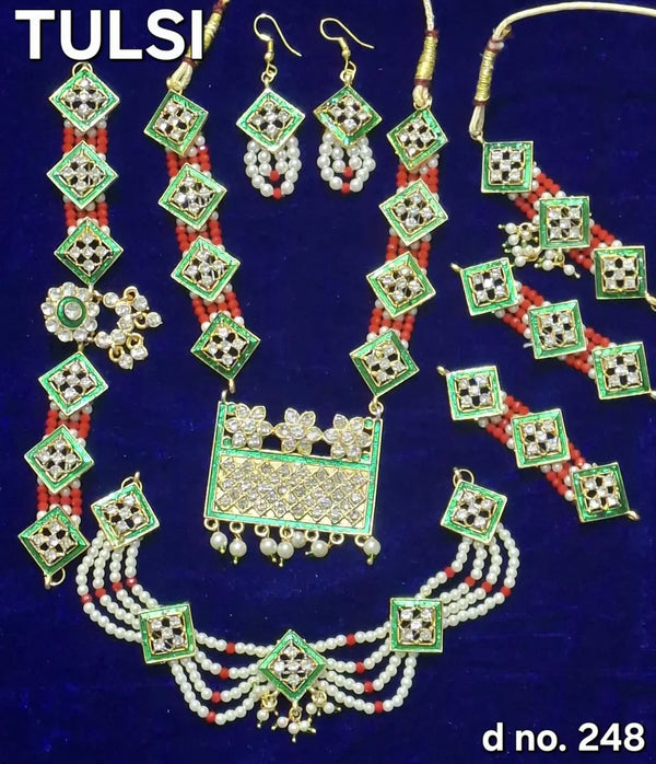 Mata Ji Idol Traditional Jewellery Shringar Set Decor 248 - Achleshwar