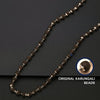 Achleshwar 54+1 Karungali Malai | Original Ebony Wood Mala with Silver Plated Caps | Spiritual Protection Necklace for Men & Women