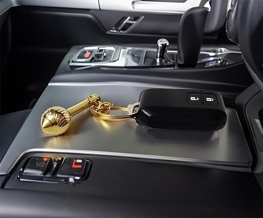 Achleshwar Brass Gada Keychain and Pendant Set