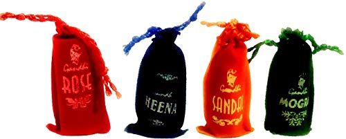 Achleshwar Set of 4 Itra Bottle for Ladoo Gopal/God/Pooja(Rose,Sandal,Mogra,Heena)