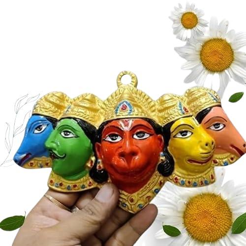 Patitpavan Panchmukhi Hanuman Idol Five Face Murti Statue for Pooja – Achleshwar - Achleshwar