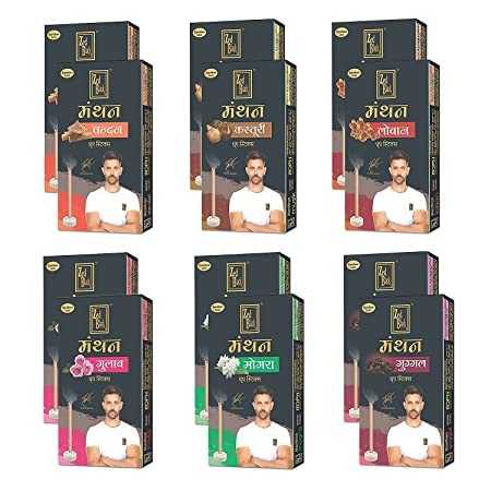 Manthan Dhoop Sticks in 6 Fragrances