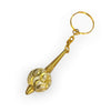 Achleshwar Brass Hanuman Ji/Bajrangbali Locket/Gada Keychain Keyring Gift For Men, Women, Boys, Girls and Friends 12 cm