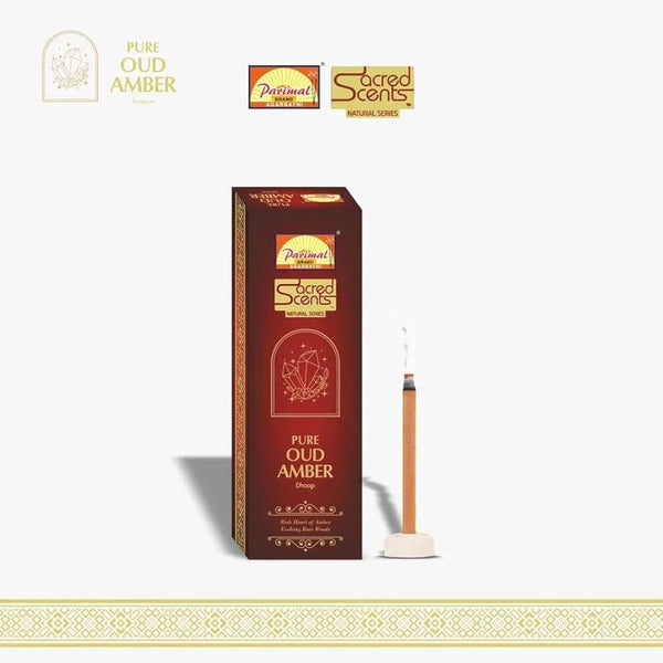 Parimal Pure Amber Oudh Dhoop Bamboo-Less Sticks – Achleshwar - Achleshwar