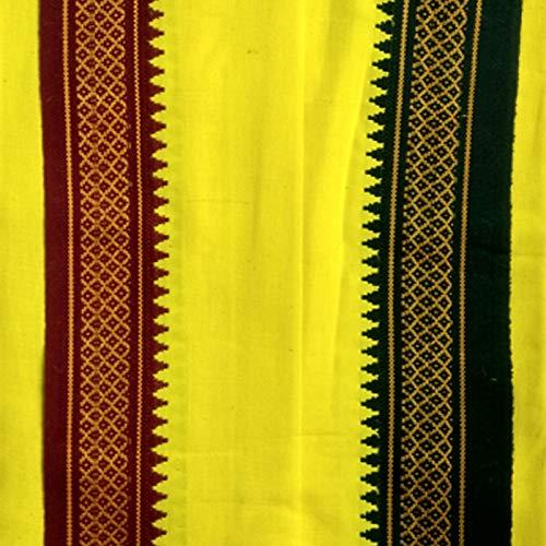 Pure Cotton Best Quality Gamcha/Patka Yellow - Achleshwar