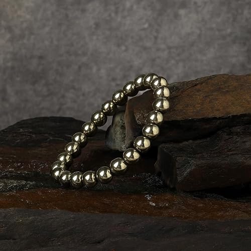 Achleshwar Raw Pyrite Bracelet with Certificate of Authenticity