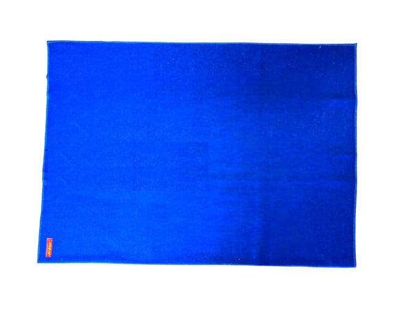Navy Blue Woolen Pooja Aasan