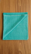 Premium Aqua Green Woolen Aasan (23x27 Inch) – Handcrafted Pooja & Meditation Mat - Achleshwar
