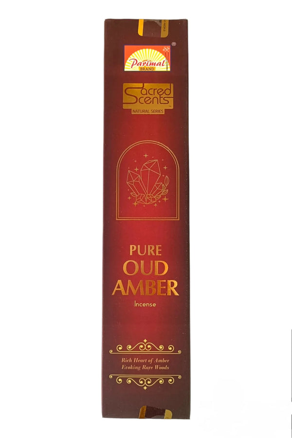 Parimal Pure Amber Oudh Dhoop Sticks – Bamboo Incense for Pooja & Meditation – Achleshwar - Achleshwar
