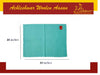 Premium Aqua Green Woolen Aasan (23x27 Inch) – Handcrafted Pooja & Meditation Mat - Achleshwar