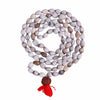 Achleshwar 108+1 Beads Vaijayanti Mala for |Wearing||Japa||Meditation||Chanting||Puja|.(Off White)
