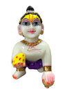 Achleshwar Achleshwar Premium Laddu Gopal Nappy Set with Grip, 6 Pieces, Size 5 no Assorted Multicolour