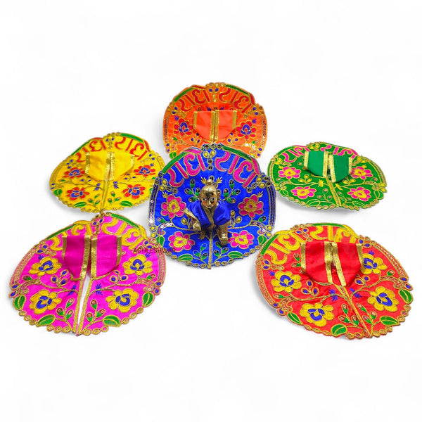 Premium Radha Naam Shringar for Laddu Gopal PoshakSize 6