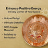 Vastu Feng Shui Designer Copper Tortoise with Plate - Achleshwar