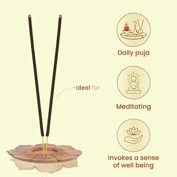 Cycle Pure Agarbatti Three in One Incense Sticks || Pack of 4 (250gm per Pack) || 3 Signature Fragrances Floral, Woody, Lily I Natural Fragrance for Puja, Meditation, Refreshing Ambience