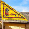 Shri Shyam Ji Radha Krishna Flag | Yellow Nishan Jhanda – Achleshwar - Achleshwar