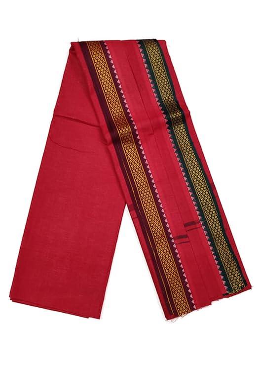 Pure Cotton Best Quality Gamcha/Patka Red - Achleshwar