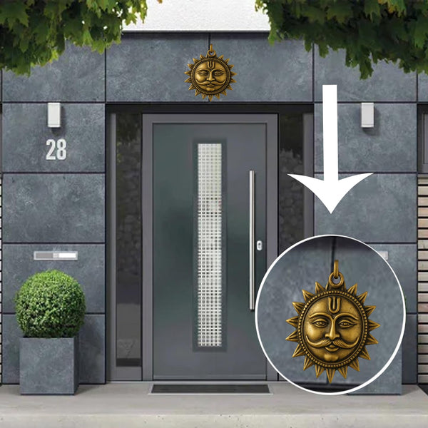 Achleshwar Vastu Sun Face Wall Hanging 6cm
