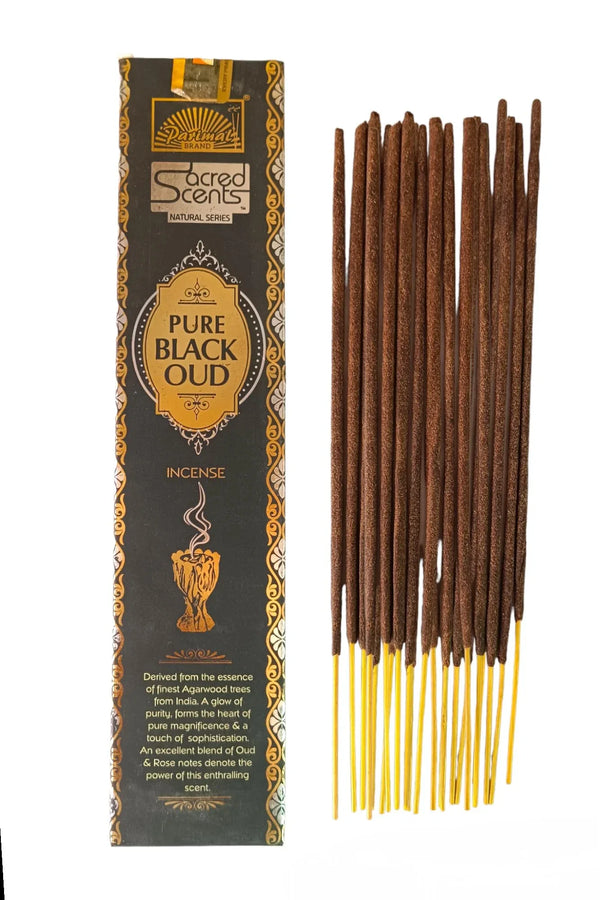Pure Oud Black Dhoop Sticks for Pooja, Meditation & Spiritual Rituals – Achleshwar - Achleshwar