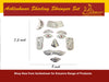 German Silver Shivling Shringar Set /Shiv Ji Mukharbind (face of Lord Shiva) – 11-Piece Decorative Ornament for Lord Shiva Idol |Size 7.5 inch