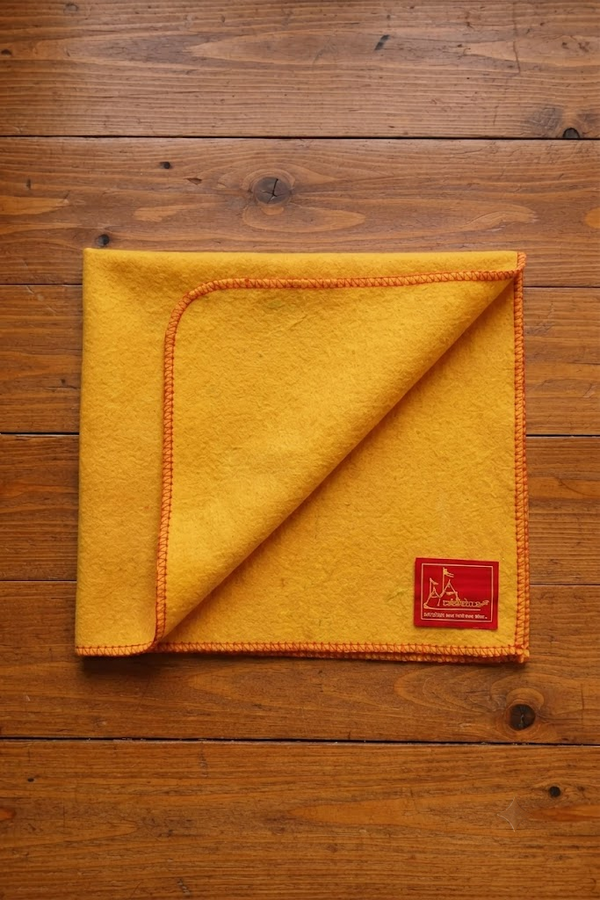 Yellow Woolen Pooja Aasan