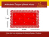 Designer Velvet Embroidered Pooja Aasan Cloth RED Achleshwar