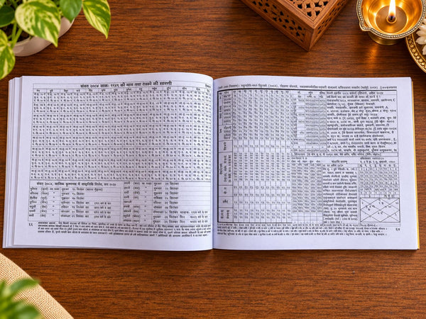 Shri Vallabh Maniram Hindi Panchang 2027–2028 | Hindu Calendar Book for Tithi, Vrat, Tyohar & Astrology |Achleshwar