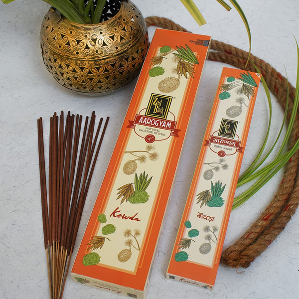Zed Black Aarogyam (Kewda) AGARBATTI