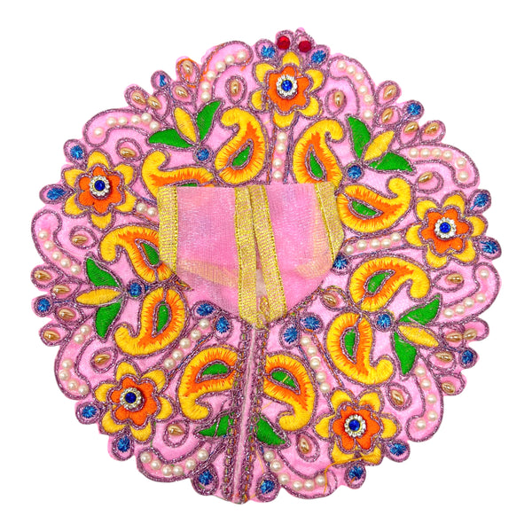 Laddu Gopal poshak/Dress | Bal Gopal Poshak Handmade Flower Embroidered Dress Size 0 to 6