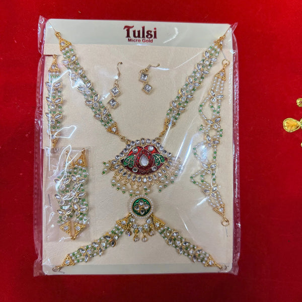 Mata Ji Idol Full Jewellery Shringar Set for Puja Decor 90 - Achleshwar