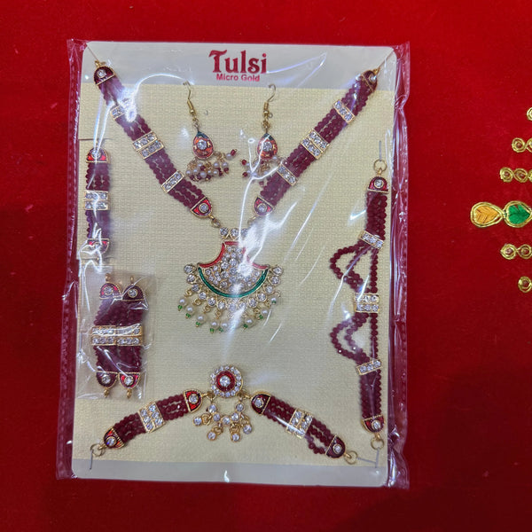 Goddess Idol Full Ornament Shringar Set for Decoration 98 - Achleshwar