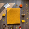 Yellow Woolen Pooja Aasan