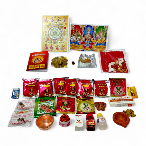 Achleshwar Hindu festival puja kit for traditional Diwali home worship