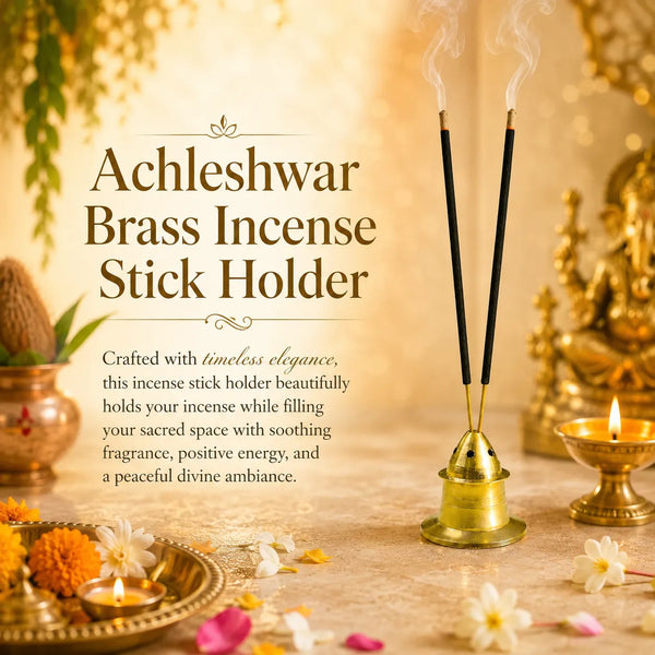 Brass Ashtadhatu Incense Stick Holder