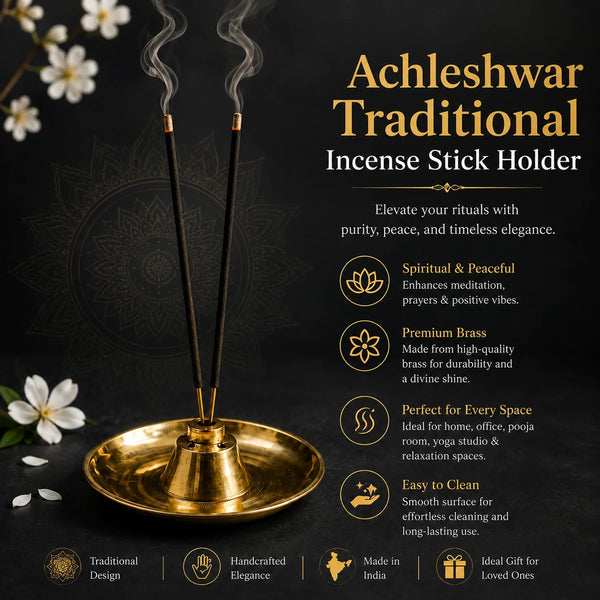Brass Agarbatti Holder for Puja