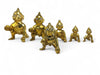 Brass Laddu Gopal Idol Close Up