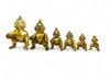 Brass Laddu Gopal Ji Idol for Home Temple