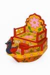 Bal Gopal Lotus Shringar Nauka with Singhassan (Medium size)