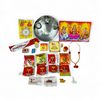Diwali Lakshmi Pujan thali set with traditional puja samagri